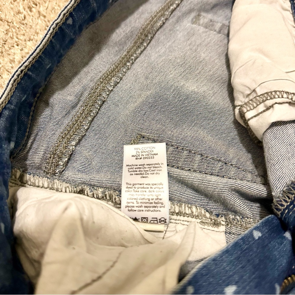 Bullhead Denim Co. Blue Patterned Skinny Jeans - Picture 8 of 9